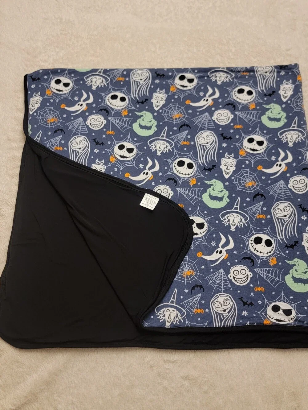 Little Sleepies Nightmare Before Christmas NBC Cloud Blanket Crib Sheet Bundle